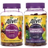 ราคา Nature's Way, Alive! Prenatal with Plant DHA, Orange & Raspberry Lemonade, 90 Gummies (3663496195)