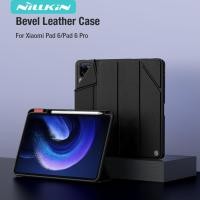 ราคา Nillkin Bevel เคสหนัง ฝาพับ พร้อมช่องใส่ดินสอ สําหรับ Xiaomi Mi Pad 6 6 Pro (19989627172)