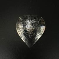 ราคา เข็มกลัด เงินถมรูปหัวใจเทวดา ของโบราณของสะสม ไม่ผ่านใช้ หายาก (41351959794)