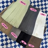 ราคา {รุ่น Kindy} พร้อมส่ง! 7 สี ยาว 16”-17” / 17”-18” XS-XXL เอวถึง 32” กระโปรงเทนนิสสีล้วน มีซับใน (14749699553)