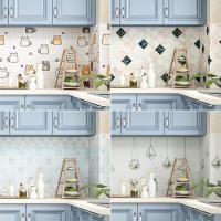 ราคา ✨สติ๊กเกอร์ติดห้องครัว กันน้ำมัน ติดผนัง กันน้ำ ทนความร้อน ทำความสะอาดง่าย (9542626525)