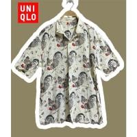 ราคา เสื้อเชิ้ตแขนสั้น มือสอง สภาพมือหนึ่ง UNIQLO (20045702372)