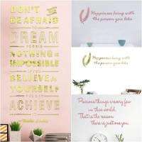 ราคา สติ๊กเกอร์ติดผนัง อะคริลิคติดผนัง อะคริลิกสติ๊กเกอร์ 3 มิติ ตัวอักษร (6332484674)