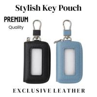 ราคา GANTUNGAN พวงกุญแจรถปกหนังรถระยะไกลSTNKสล็อตรถหนังป้องกันKey Case Coverกระเป๋าสตางค์กุญแจรถ (44071407319)