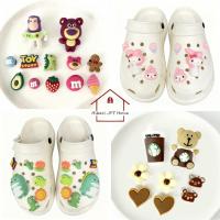 ราคา ชุดเซทอะไหล่ติดรองเท้า ตัวการ์ตูนตกแต่งรองเท้า 1 เซท ติดได้ 2 ข้าง Diy รองเท้า (41172290443)