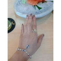 ราคา ข้อมือเงินแท้ลงยา แบบสุโขทัย (4251492741)