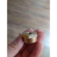 ราคา ข้อต่อลดเหลี่ยมทองเหลือง 3/4"x1/8" (เกลียวนอก 3/4" / เกลียวใน 1/8") ข้อต่อทองเหลือง (27033630317)