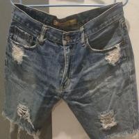 ราคา กางเกงยีนส์ขาสั้น เอวประมาณ32 ขาเเต่งขาดมือสอง (10044968201)