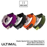 ราคา ULTIMAL ยืดหยุ่นกีฬา Solo Loop สายนาฬิกาสําหรับ Apl นาฬิกา Ultra/Ultra 2 49 มม./46 มม./45 มม./44 มม. (29462235421)
