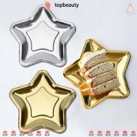 ราคา ท็อปบิวตี้ 10ชิ้นจานกระดาษ,ดาวห้าแฉกสีทองเงินจานอาหารค่ํา,พรรคเด็กอาบน้ําวันเกิดแต่งงานทิ้งแผ่นคริสต์มาสถาดเค้กพรรคซัพพลาย (27014729810)