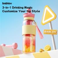 ราคา Bablov กระบอกน้ำเก็บอุณหภูมิ 3-in-1 รั่ว พร้อมหลอดในตัว、ที่ใส่ใบชา และขนาดพอดีกับที่วางแก้วในรถ เทคโนโลยี Triple Leak-Proof, วัสดุ Tritan ปลอด BPA (41057610872)