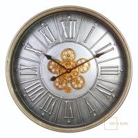 ราคา นาฬิกาตกแต่งบ้าน ฟันเฟืองหมุนแบบแขวนผนัง GEAR wall clock Super Matt Gun metal (16691951921)