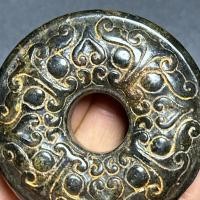 ราคา หยกโบราณ วัฒนธรรม หงซาน เครื่องลายครามโบราณทําจากเก่าข หยกโบราณ หงซาน วัฒนธรรมโบราณหยกเครื่องเก่าเหล็กสีดําดาวตกวัตถุเก่าจับโบราณจี้เครื่องประดับหยกสอง 9.7.1 (43868028589)