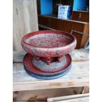 ราคา พานขันไม้สักเก่า​ของเก่าลายสวย​ จัดส่งฟรีทันที (6851509262)