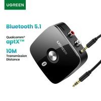 ราคา UGREEN ตัวรับสัญญาณ RCA Bluetooth 5.1 aptX LL อะแดปเตอร์ไร้สายแจ็ค 3.5 มม.สําหรับตัวรับสัญญาณเครื่องเสียงรถยนต์ (42523625396)