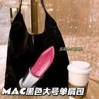 ราคา MAC Charm สีดําขนาดใหญ่ไหล่กระเป๋า Glossy ลิปสติกรูปแบบ Underarm Bag สะดวกขนาดใหญ่ความจุ Commuter All-Match (42267773807)