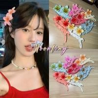 ราคา Moonling พร้อมส่งจากไทย กิ๊ปหนีบผมแบบยาว ลายดอกไม้ ผ้านุ่มนิ่ม สีสันสดใส ใส่สบาย *VO-31* (42754350972)