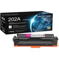 ราคา 1 แพ็ค 202ก ตลับหมึก สีม่วงแดง (พร้อมชิป) | สําหรับ HP 202A ทํางาน M254dn M254dw M254nw M281cdw MFP M280nw MFP M281fdn MFP M281fdw | CF503A (52700134339)