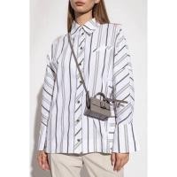 ราคา แท้ % กระเป๋าสะพาย New BOYY Bobby Charm with Strap สี Frosted Grey เทาหรูหรา (18851645076)