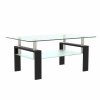 ราคา Ghouse Online-DELICATO โต๊ะกลางหน้ากระจก ขนาด 100x60x45ซม. MATCH สินค้าขายดี (18393144545)