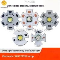 ราคา CREE XML T6 โคมไฟลูกปัด 10W high-power LED โคมไฟลูกปัดไฟฉายตกปลา spotlight สีฟ้า UV สีม่วง (56400456522)