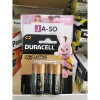 ราคา Duracell C Alkaline Battery ของแท้ Duracell C-pack 2 ก้อน รับประกันศูนย์ไทย - พร้อมส่ง -หมดอายุ 06-2027 (20282202802)