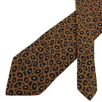 ราคา เนคไท Pierre Balmain Silk Brown Black Geometric Italy เนคไทแบรนด์เนม ของแท้ (41760638829)