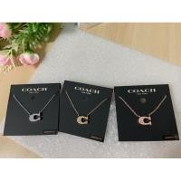 ราคา Coach Pave Signature Necklace สร้อยคอ Coach แท้ (21674755281)