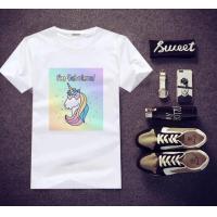 ราคา เสื้อยืดสกรีนลาย Unicorn ใส่สบายๆ ไม่ยืด ไม่ย้วย (3689158912)