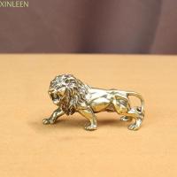 ราคา ซินลีน รูปปั้นสิงโตเครื่องทองแดงขนาดเล็กประติมากรรมสิงโตทองเหลืองรูปสิงโตย้อนยุคทองแดงบริสุทธิ์เครื่องประดับสิงโตโบราณตกแต่งบ้าน (42026034085)