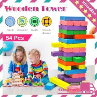 ราคา ของเล่นไม้ เกมจังก้า ตัวต่อไม้ตึกถล่ม 54ชิ้น พร้อมลูกเต๋า4ลูก งานไม้ เกมส์ต่อตึก ของเล่นเสริมจินตนาการเด็ก คอนโดไม้ (10648687448)