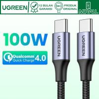 ราคา UGREEN 70429 สายชาร์จข้อมูล Type C ถึง Type C / C ถึง C PD QC 4.0 2M 5A 100W ORIGINAL (40367895621)