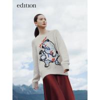 ราคา เสื้อกันหนาวผู้หญิง หมีขั้วโลกปักมือ Mohair Pullover (41624417379)