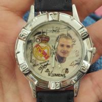 ราคา นาฬิกาวินเทจ นาฬิกาฟุตบอล REAL MADRID 2007 David Beckham ระบบควอต์ สวยคลาสสิก มือสอง น่าสะสม สายใหม่ ขนาด 38mm. ทรงสวย (26887458027)