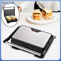 ราคา [blesiya21] Panini Press Grill Panini Maker ขนาดกะทัดรัดพร้อมที่จับ 750W เครื่องทําอาหารเช้าสําหรับขนมชีสเบอร์เกอร์แซนวิชอาหารเช้า (43617345695)