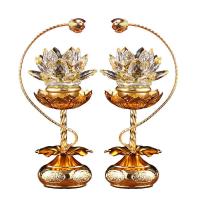 ราคา โคมไฟดอกบัวหลากสีโคมไฟคริสตัลแบบเสียบปลั๊กใช้ในบ (26116849555)