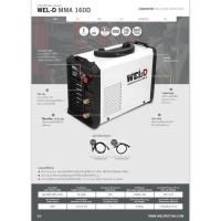 ราคา เครื่องเชื่อมอินเวอร์เตอร์ ตู้เชื่อม เชื่อมไฟฟ้า WEL-D รุ่น MMA160D 140แอมป์ สีขาว ของแท้ 100% รับประกันจากศูนย์ 1ปีเต็ม (21685007750)