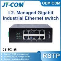 ราคา JT-COM Industrial 8-Port Gigabit Intelligent X-Ring Managed Switch | ฝ่าวงล้อง | VLAN, RSTP, การจัดการ WEB, การบังลมพอร์ต (40061501637)