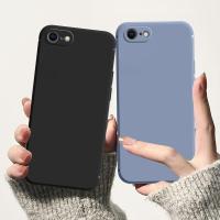ราคา สําหรับApple iPhone 8 7 6 6s Plus SE 2022 2020 กันกระแทกLiquid Soft TPUซิลิโคนเคสโทรศัพท์สําหรับiPhone8 iPhone7 iPhone6 ผิวนุ่มรู้สึกโทรศัพท์ฝาหลังป้องกันกรณีนุ่ม (46300032034)