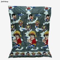 ราคา ส่งฟรีเหลือ 133 บาท ใช้ JUNINC30 ผ้าห่มนวมเกรด A มาตรฐานโรงงาน ขนาด 5 ฟุต ลายวันพีชเทา มาใหม่ๆ (23909078840)