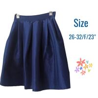 ราคา กระโปรงผ้าไทย สีน้ำเงิน มือสอง งานใหม่มาก ราคา 80 บาท (20701070702)