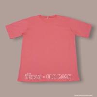 ราคา เสื้อยืดไซส์ใหญ่ สีโอรส 2XL -5XL ( คอกลม ) (13929274507)