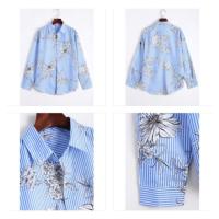 ราคา เสื้อผ้าคนอ้วน สาวอวบ แบบเชิ้ตแขนยาว (769832133)