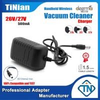 ราคา 26V 27V 0.5A สําหรับ Deerma DEM-T30 T30W สถานี P20 P30 (VX96) P50 Slim Pro DEM-VX300 VX900 VX910 21.6V 22.2VX เครื่องดูดฝุ่นไร้สายมือถือ (27841372113)