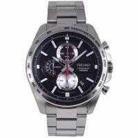 ราคา ลดเพิ่ม 330 ใส่โค้ด INCZ8H3 ﻿SEIKO Sport นาฬิกาข้อมือผู้ชาย Chronograph เรือนสแตนเลสหน้าปัดดำ รุ่น SSB255P1 - Black (4141358446)