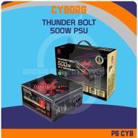ราคา Cyborg Thunder Bolt 500W I/O Switch Super Silent Fan ATX Gaming PSU แหล่งจ่ายไฟ (12147383252)
