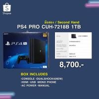 ราคา [มือ2] PS4 PRO CUH-7218B 1TB ประกันถึง 13/11/2022 (8030044240)