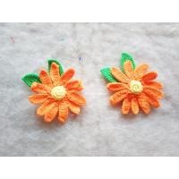 ราคา ดอกไม้ถักโครเชต์ ดอกไม้ถักสีส้ม ดอกเดซี่ (4455665049)