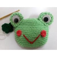 ราคา กระเป๋าไหมพรมถักใส่เหรียญ กบ (4111987822)