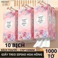 ราคา กระดาษติดผนัง Sipaao Rose 10 แพ็ค, ผ้าเช็ดทําความสะอาดอเนกประสงค์ 4 ชั้น Super Tough (26451675934)